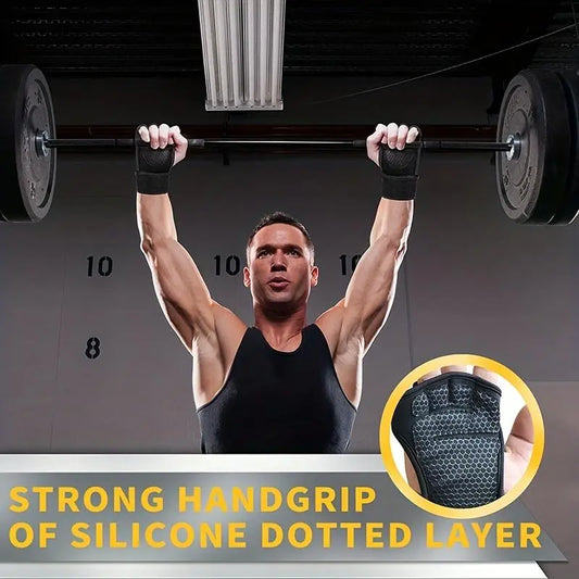 Weight Lifting Training Gloves, 1 Pair Anti-Slip Strength Training Gloves, Sports Gloves for Men & Women, Fitness Accessories, Workout Accessories, Gym Accessories