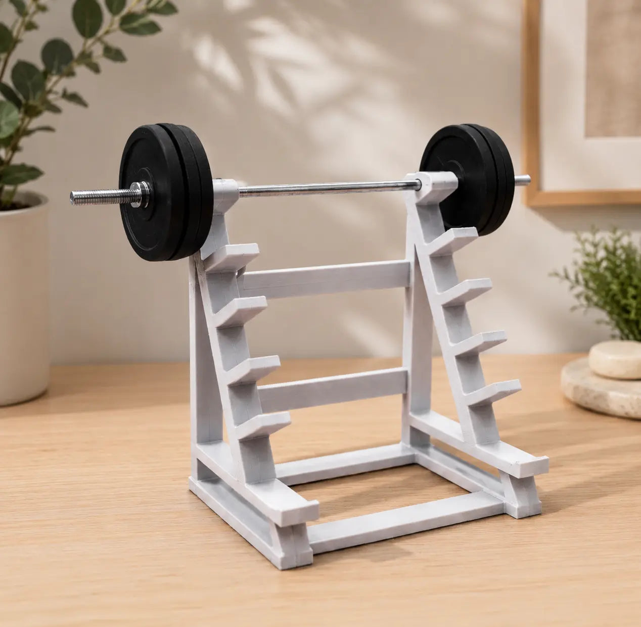 Mini Gym Weight Rack Pen Holder Desk Organizer – 3D Printed Pencil & Pen Storage Backtoschool