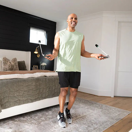 Ropeless AMP Bluetooth Jump Rope Set for Tight-Space Workouts with App Connectivity