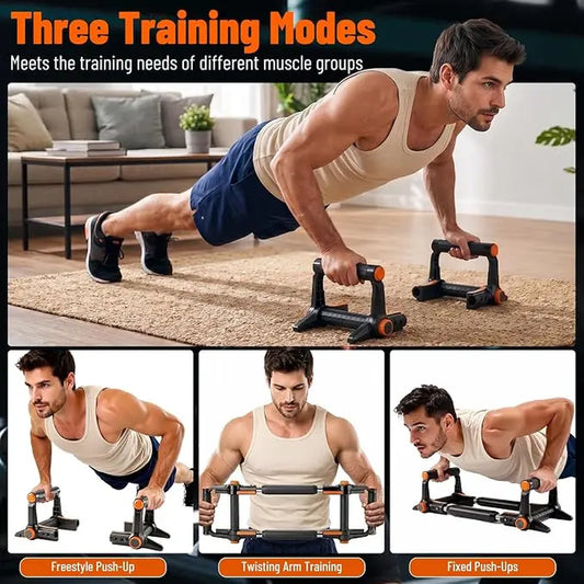 Twister Arm Trainer, Dual Triple-Spring, 30-180Lb Adjustable, Chest Arm Shoulder Workout Equipment, Portable Detachable Arm Twister Exerciser for Men, Chest Expander for Gym Home Fitness