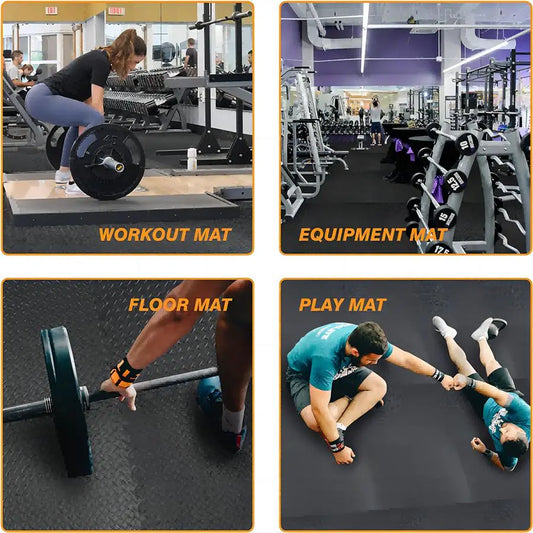 Jigsaw Exercise Mat ½ Inch with EVA Foam Interlocking Tiles,For Mixed Martial Arts, Exercise, Gymnastics and Home Gym Protection,Training Mats,Home Gym Mats,Floor Liners, Fitness Accessories, Sport Gym Accessories