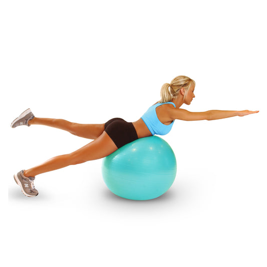 Fitness Anti-Burst Stability & Pregnancy Ball, 65Cm, Teal