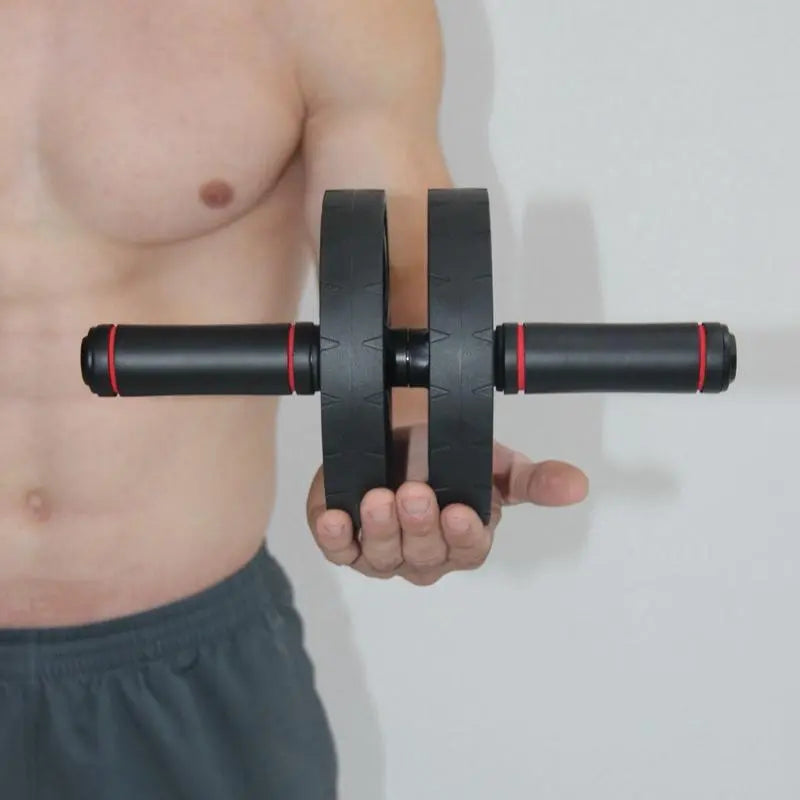 Ab Dominate 2-In-1 Dual-Wheel Ab Roller Wheel for Abs and Core — No-Slip Dual-Wheels, Silent Design — Ab Exercise Board Ab Crunch Trainer — Ab Wheel Roller for Home Gym Core Workout