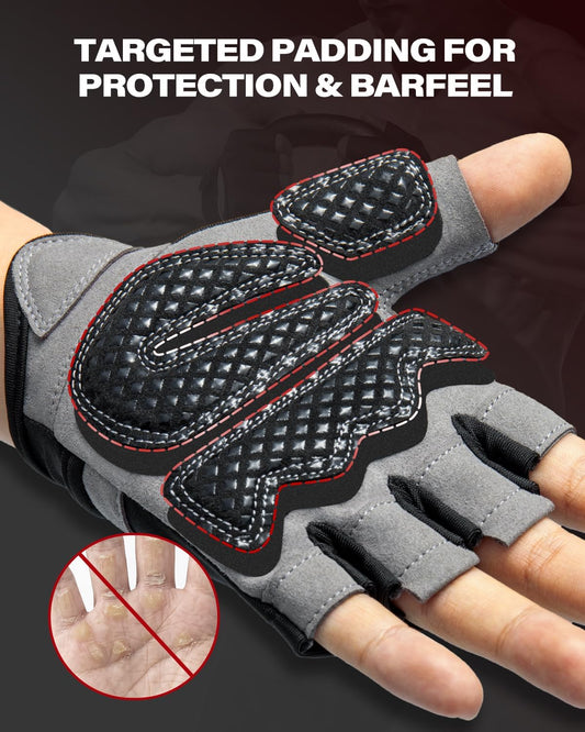 Gym Gloves for Men and Women, Workout Gloves with Enhanced Grip