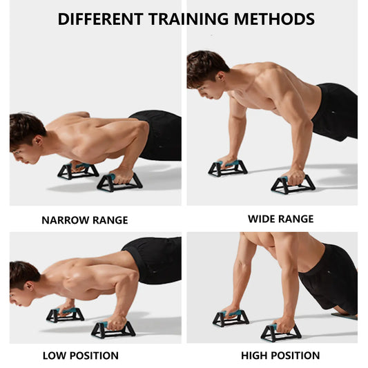 1 Pair of Push up Bar, Anti-Slip Pushup Handles for Floor Strength Training, Portable Calisthenics Bars for Home Fitness Training