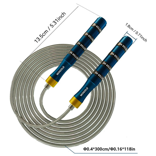 Adjustable Skipping Rope, 1 Count Anti-Tangle Jump Rope with Ball Bearing, Fitness Equipment for Men & Women, Skipping Rope for Home Gym Workout, Adjustable Ropes, Training Equipment