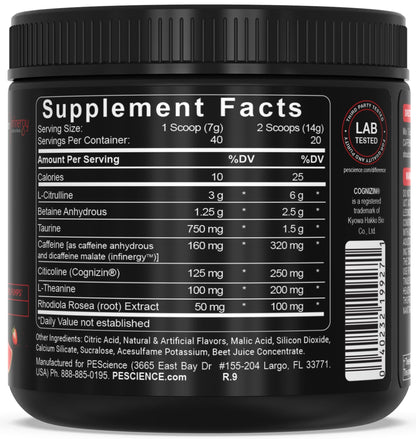 Prolific Pre-Workout