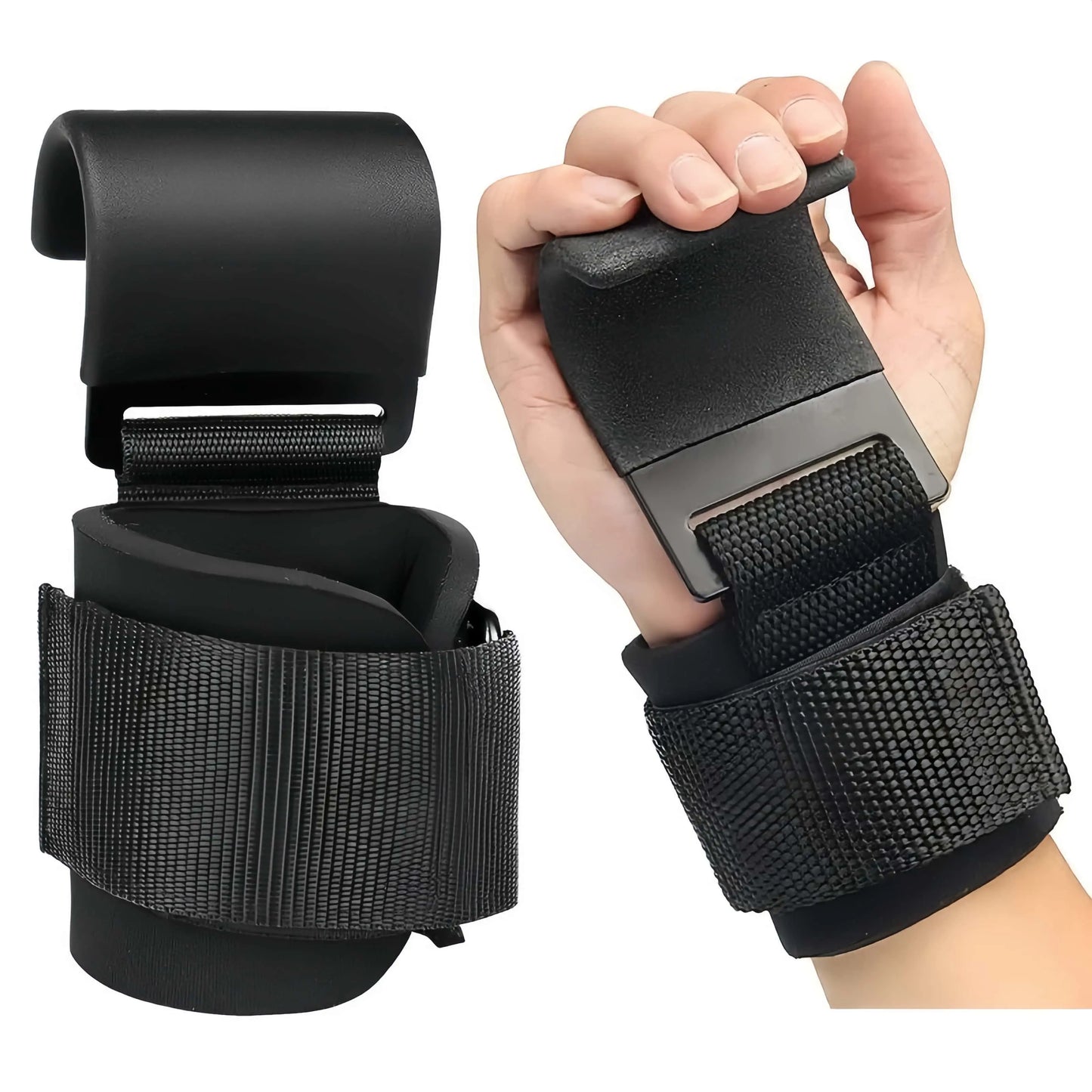 Weight Lifting Hooks, Summer Heavy Duty Lifting Wrist Straps, Pull Ups Deadlift Straps, Weight Lifting Grips for Home Gym, Fitness Accessories Gym Accessories, Christmas Gift-Mm