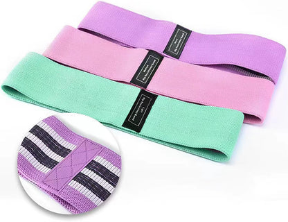 Resistance Bands for Working Out, Fabric Exercise Bands for Legs and Butt, Workout Bands for Women and Men for Yoga Starter Set