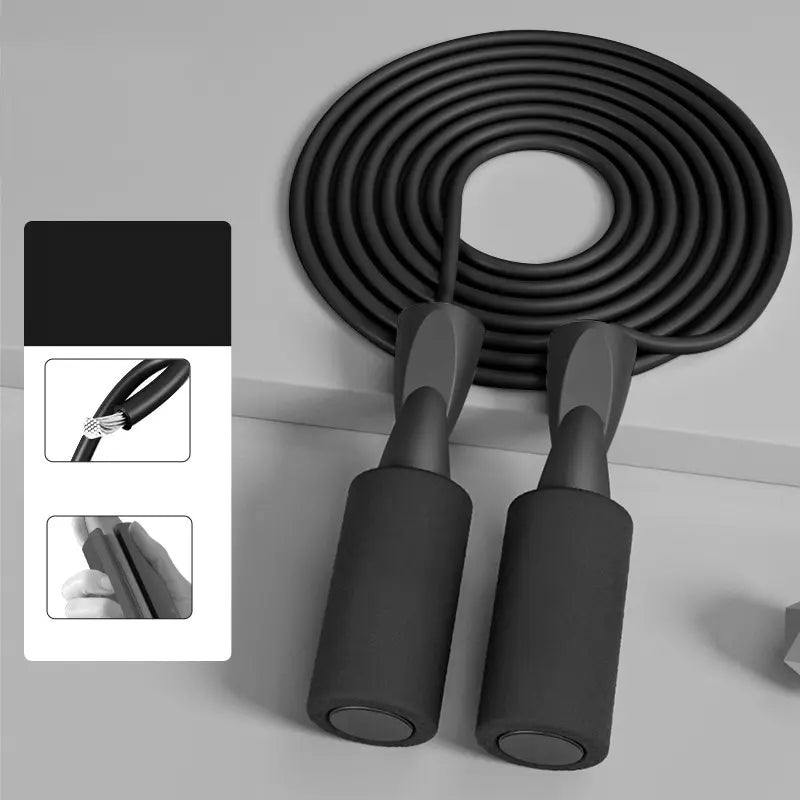 Weighted Jump Rope, Cordless Jump Rope, Smart Jump Rope, Unisex, High-Intensity Interval Training, Cardio Exercise, Adjustable Weight Ball, Home Gym Fitness Training