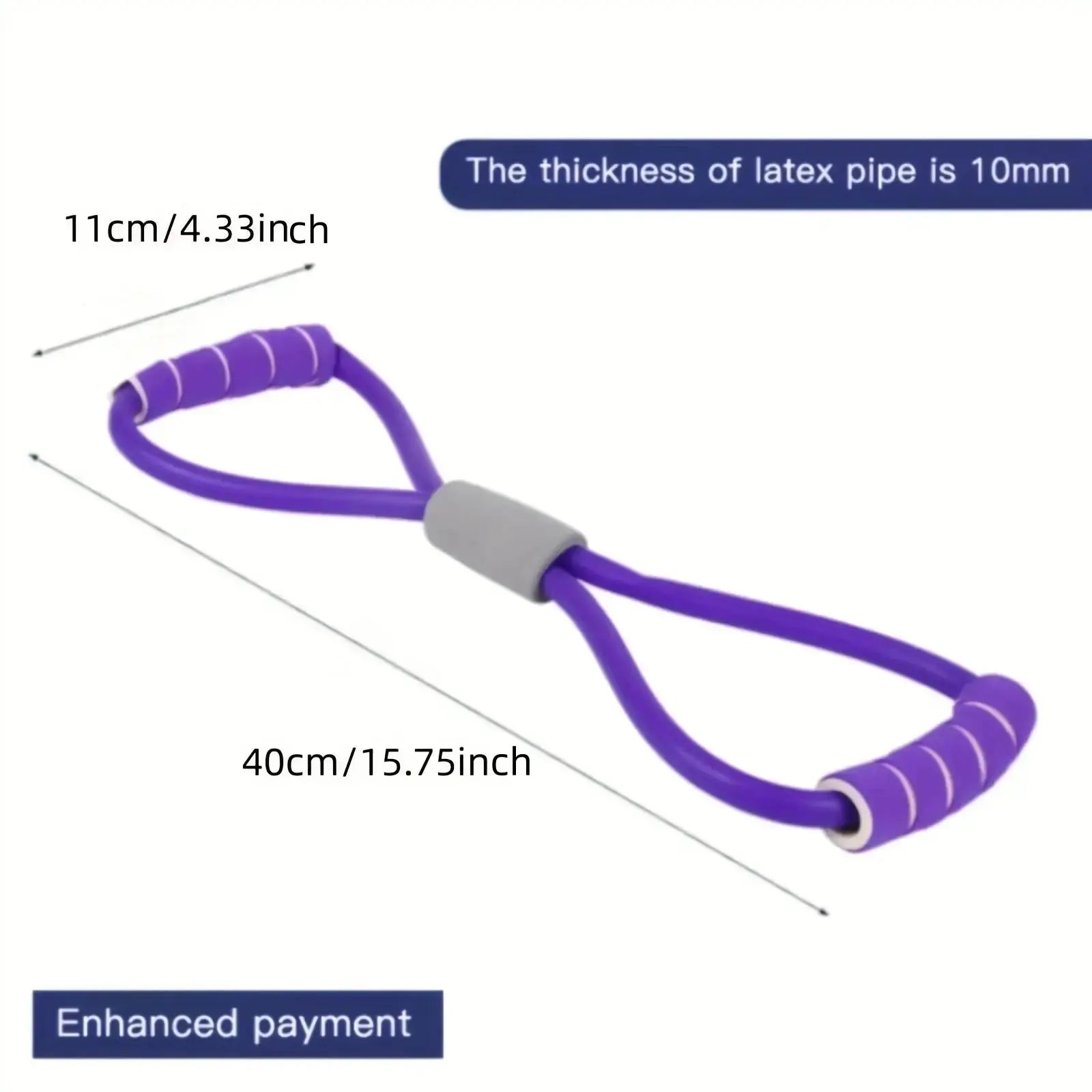 8-Shaped Resistance Band, Stretching Band for Home Workout, Stretch Band for Chest Arm and Shoulder Stretching, Workout Bands, Workout Straps, Fitness Equipment for Home Gym, Training Equipment, Stretching Gear, Home Gym Kit