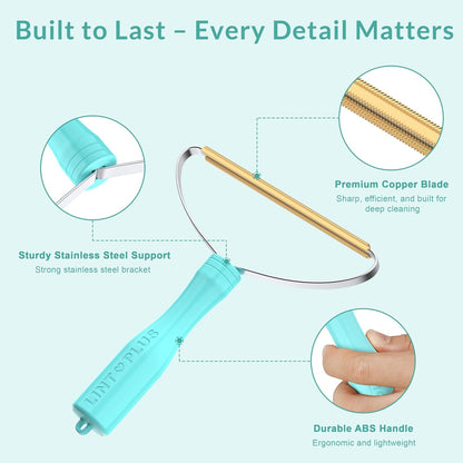Deep Cleaner Pro Pet Hair Remover-Special Cat Hair Remover Multi Fabric Edge and Carpet Rake Scraper by -Dog Hair Remover for Rugs,Couch & Pet Towers-Easy to Every Hair!