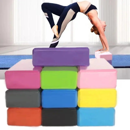 2PCS Gym Blocks Foam Brick Training Exercise Fitness Equipment Dance Yoga Auxiliary Tool Stretching Body Shaping Yoga Blocks