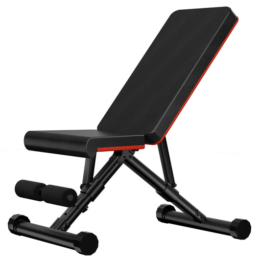 Weight Bench Adjustable Workout Bench for Home Gym, Foldable Press for Full Body Exercise and Strength Training, Decline Bench