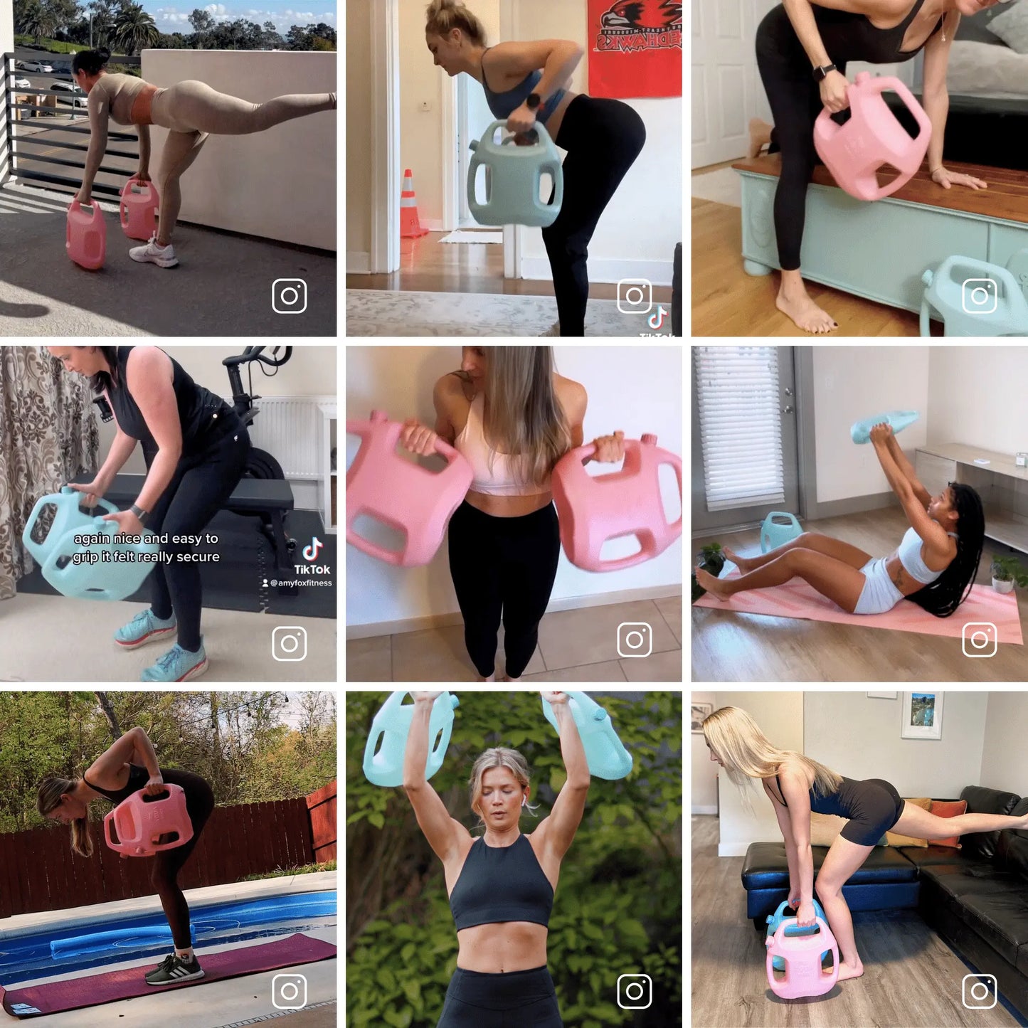 Aguaforce Adjustable Weights (2-11 Lbs): Water-Filled. Versatile Fitness Solution for Home and Travel Workouts. Set of 2 Weights.