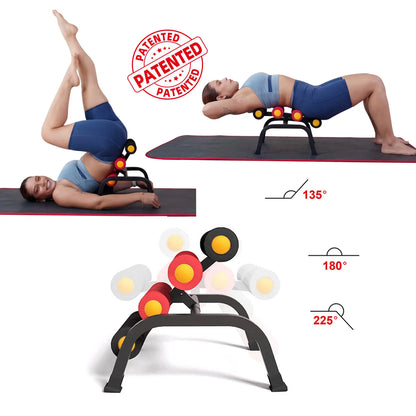 Magic BB Mini Inversion Table,Back Trainers,Glutes Trainer Machine, Waist & Back Exercise Machine for Lower Back, Strength Training Inversion Machine for Relaxation Foam Rollers