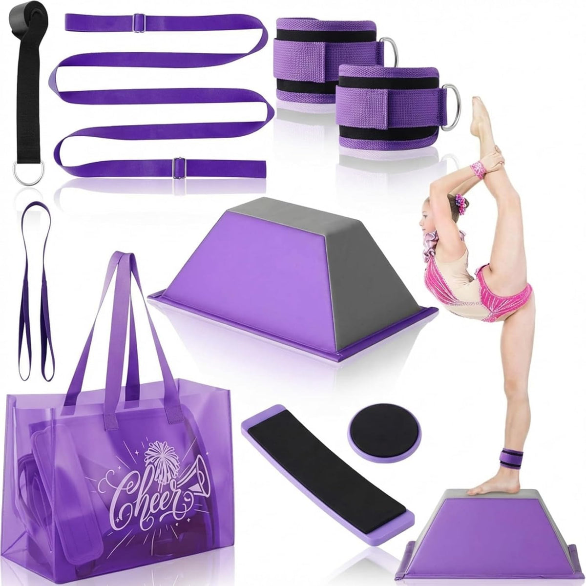 9Pcs Stunt Cheer Flyer Training, Flyer Stand Cheer