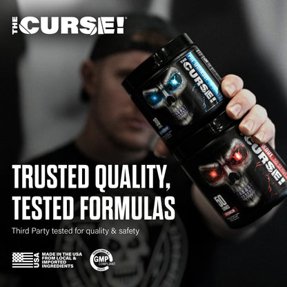 JNX Sports® the Curse Pre Workout Powder Watermelon Pre Workout Mix for Energy and Focus, 50 Serves