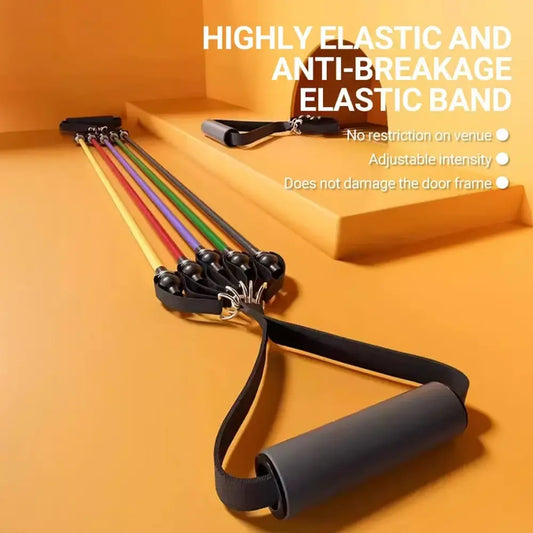 Stretch Rope Fitness Male Elastic Belt Elastic Rope Home Resistance Belt Puller Back Strength Chest Muscle Training Equipment. Chest Trainer Exercise Band