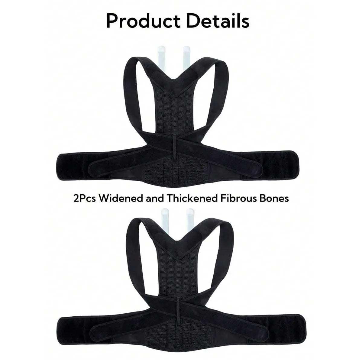Adjustable Durable Back Aid Support, Back Support Belt, Adjustable Back Brace, Breathable Brace, Back Correction Strap, Waist Training Belt, Fitness Accessories for Men & Women, Body Care Product, Hunchback Aligner