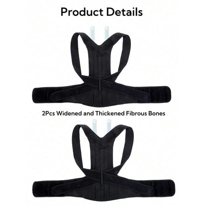 Adjustable Durable Back Aid Support, Back Support Belt, Adjustable Back Brace, Breathable Brace, Back Correction Strap, Waist Training Belt, Fitness Accessories for Men & Women, Body Care Product, Hunchback Aligner