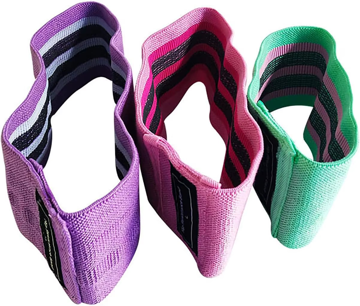 Resistance Bands for Working Out, Fabric Exercise Bands for Legs and Butt, Workout Bands for Women and Men for Yoga Starter Set