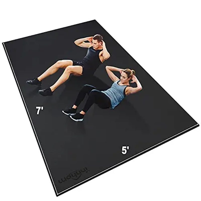 Large Anti-Slip Floor Protection Mat,Fitness Equipment Fitness Sports Mat, Floor Mat, Fitness Mat Non-Slip Highly Durable Underlay Mat Protective Mat for Treadmills