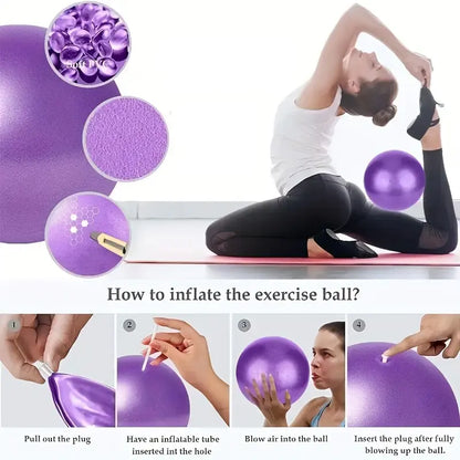 8Pcs Premium Yoga Pilates Set - Non-Slip Exercise Rings, TPE Durable Elastic Sport Bands, At-Home Gym Equipment for Resistance Band Workout, Flexibility & Strength Training Shaping, Fitness Bands