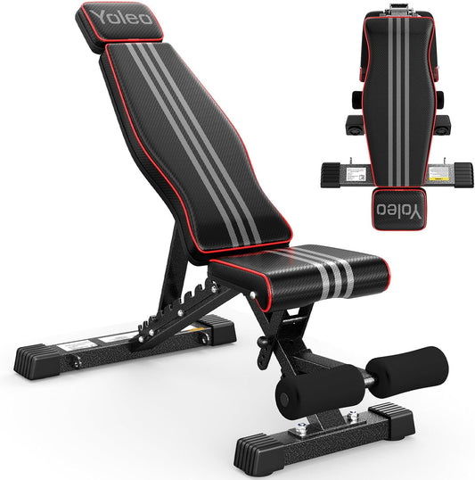 Adjustable Weight Bench, Astm-Certified 827LBS