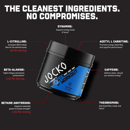 Ultimate Pre Workout Powder - Pre-Workout Energy Powder Drink (Blue Raspberry)