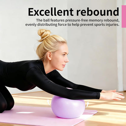 20-Pack of 9 Inch Exercise Balls, Pilates Ball & Mini Yoga Ball for Physical Therapy, Core Strength, Stability Training - Anti-Burst, Slip Resistant for Home, Gym, Office - Bulk Set