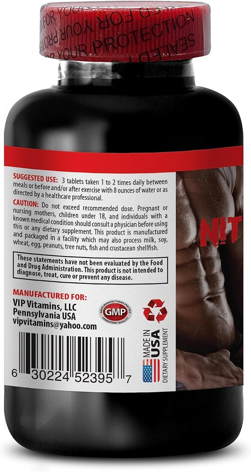 Nitric Oxide Supplement - Nitric Oxide Pills Pre Workout, Pre Workout Nitric Oxide Supplements for Men, Nitric Oxide Muscle Recovery, Nitric Oxide Pre Workout Powder for Men, A-AKG Powder 2Bot