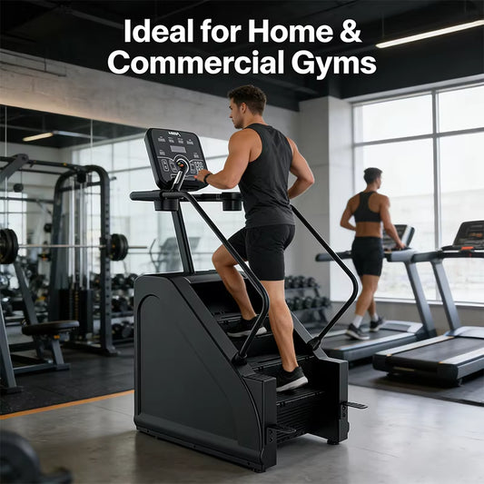 Epsonlove High Quality Smart Stair Climbing Machine Wireless Charging LED Panel Stable Durable Commercial Aerobic Fitness