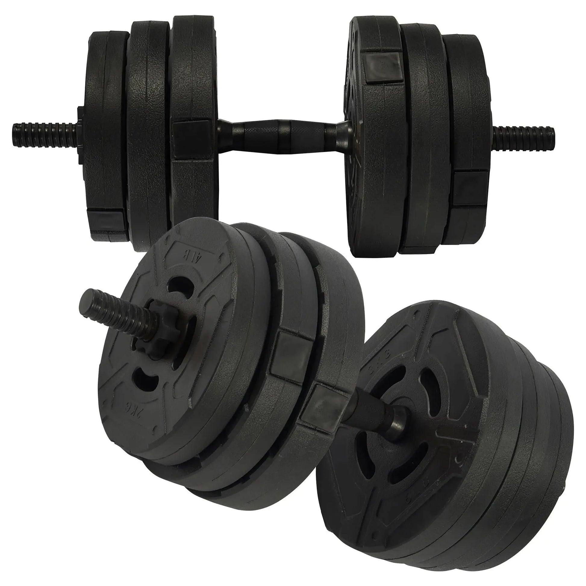Fitvids 4 in 1 Adjustable Dumbbell Set, 60Lbs Free Weights Set with Connector