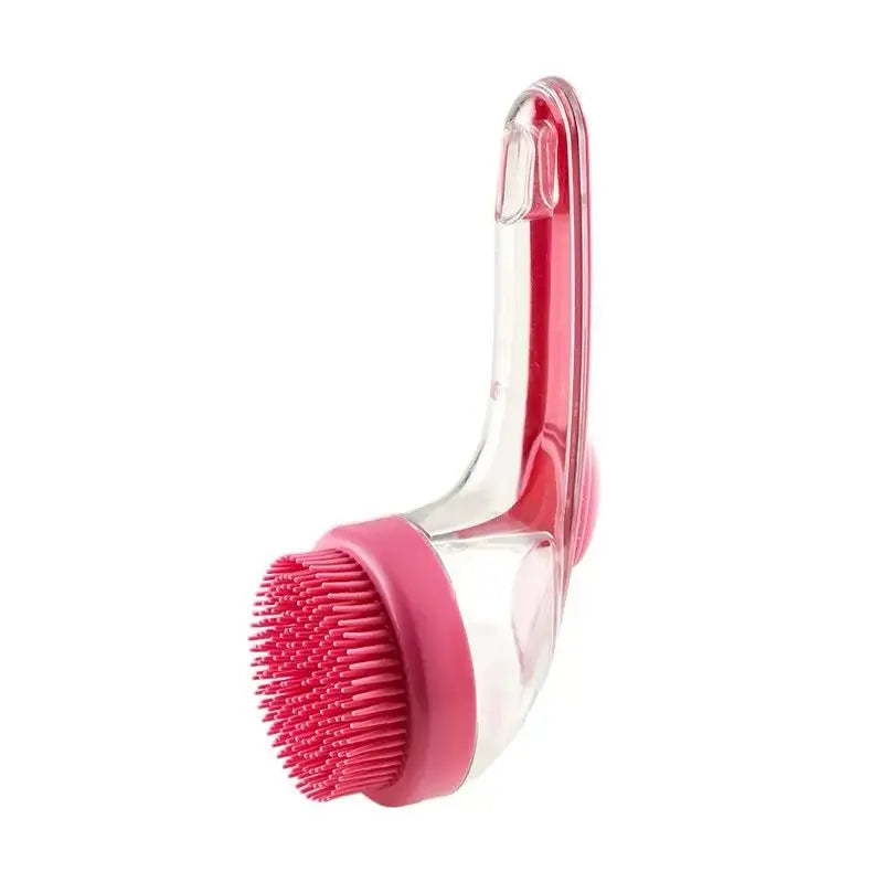 2026 New 2 in 1 Pet Bath & Grooming Brush with Built-In Soap Dispenser for Easy Cleaning, Size 8In × 3In × 4In, Gentle Massage Brush Suitable for Long and Short Haired Dogs and Cats, Ideal for Bathing and Daily Care.