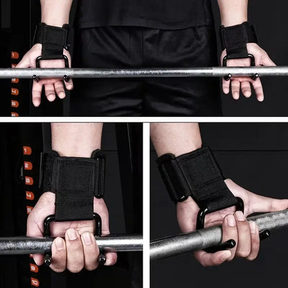 2Pcs Fitness Training Hooks, Anti-Slip Wrist Support Hooks, Pull-Up Assistance, Strength Training, Thickened Wrist Guards, Gym Equipment, Wrist Cuffs Gym, Workout Accessories
