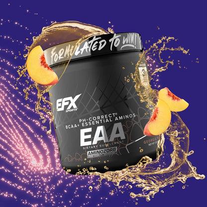 Training Ground EAA | Essential Amino Acids Supplement | Energy & Protein Synthesis | Pre, Intra, or Post Workout | 40 Servings (Georgia Peach)
