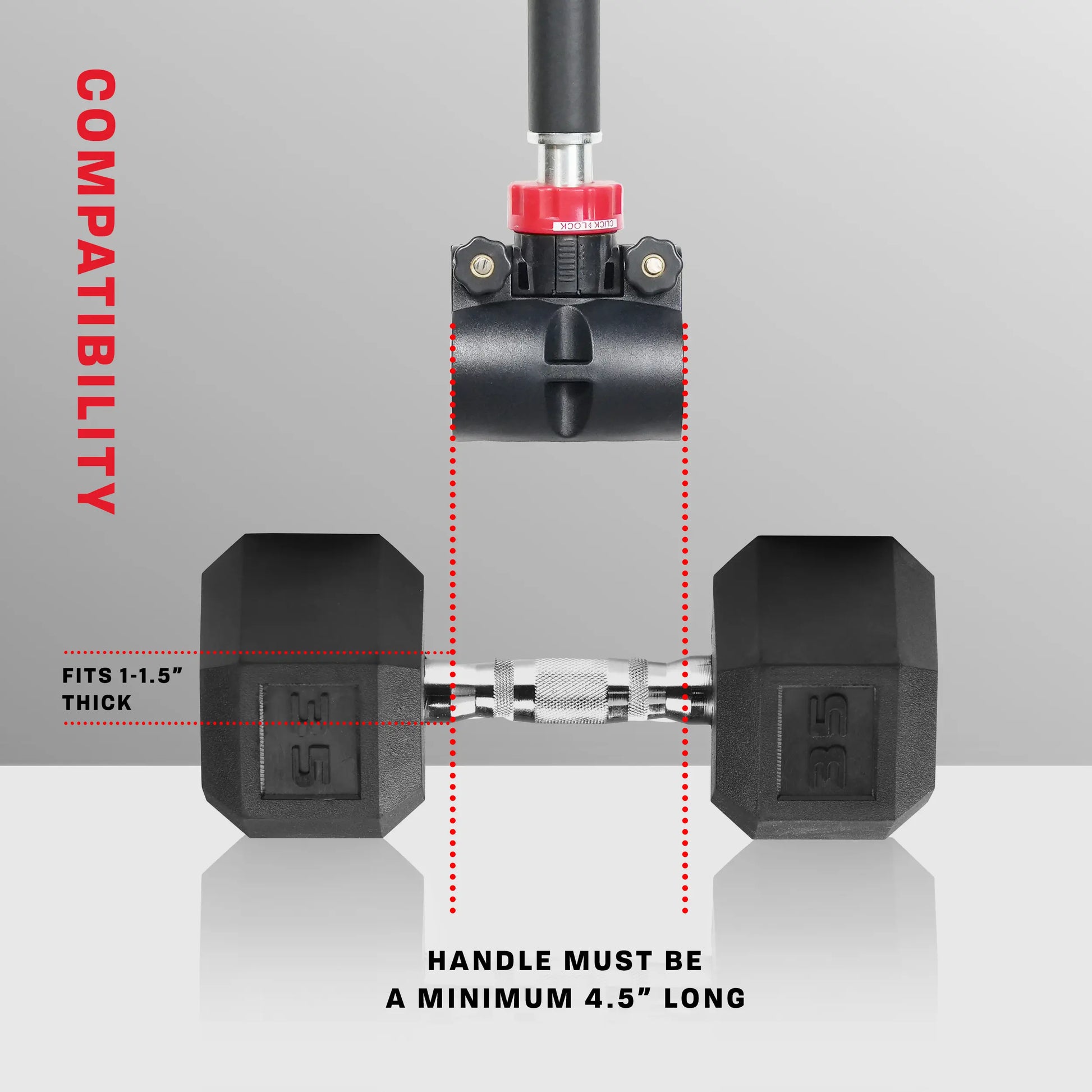 PRCTZ Modular Training Barbell and Curl Bar Combo, Adjustable Dumbbell to Barbell Weight Bar ,Curl Bar, and Macebell Converter, Built-In Resistance Tube Adapter, up to 200 Lb. Capacity