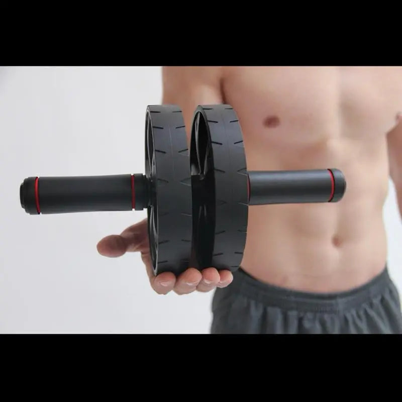 Ab Dominate 2-In-1 Dual-Wheel Ab Roller Wheel for Abs and Core — No-Slip Dual-Wheels, Silent Design — Ab Exercise Board Ab Crunch Trainer — Ab Wheel Roller for Home Gym Core Workout