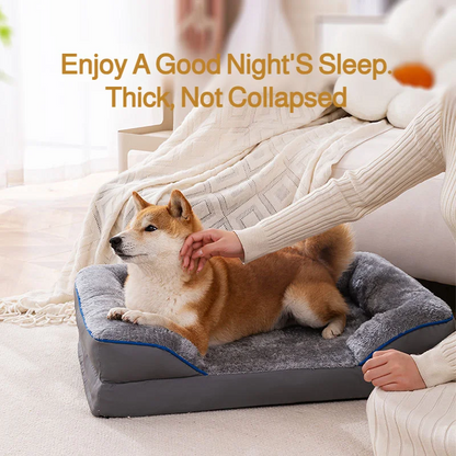 Extra Large Orthopedic Dog Sofa Bed | Washable & Foam