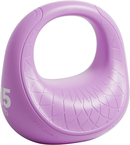 Soft Kettlebell, Kettlebells Anti-Slip Grip with Cushioned Impact-Resistant Base, Strength Training Kettlebells Sets for Home Workouts, Kettlebell for Women/Men/Beginners (6LB/10LB/15LB)
