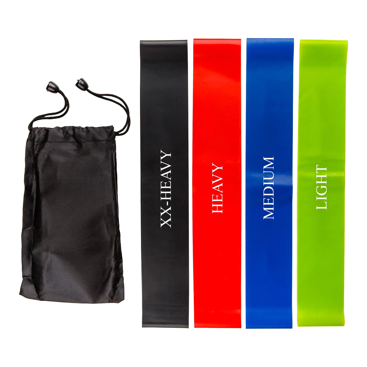 Resistance Bands for Exercise - Loop Workout Band 4-Pack