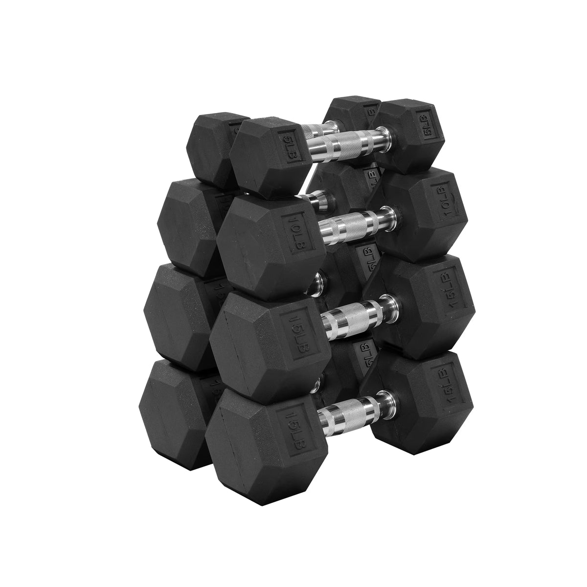 150LB Coated Hex Dumbbell Weight Set and A-Frame Storage Rack, 5-25 Lbs Pairs