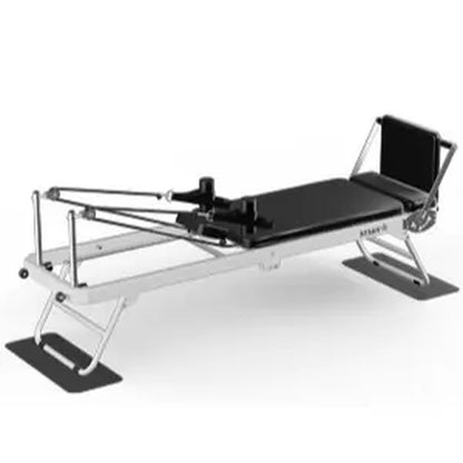 PAETA Pilates Reformer, Foldable Reformer Pilates Machine for Home Use, with Dual Resistance- Springs and Cords, Pilates Equipment for Home Workouts with Jump Board, up to 400 LBS Adjustable Elastic Band