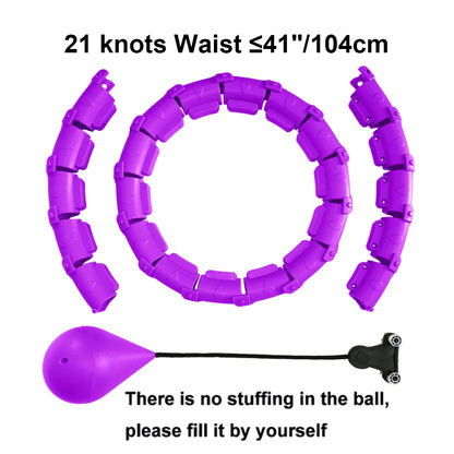 21/24/27/30 Knots Sport Fitness Hoops Abdominal Thin Waist Exercise Massage Hoop Fitness Equipment Gym Home Training Weight Loss