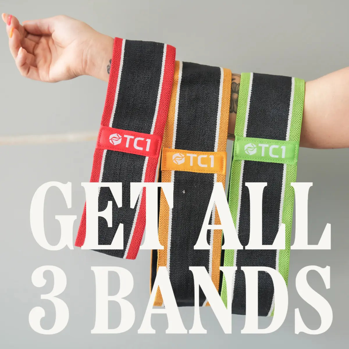 TC1 Non-Slip Cloth Resistance Bands: Elevate Your Training Stretch Band