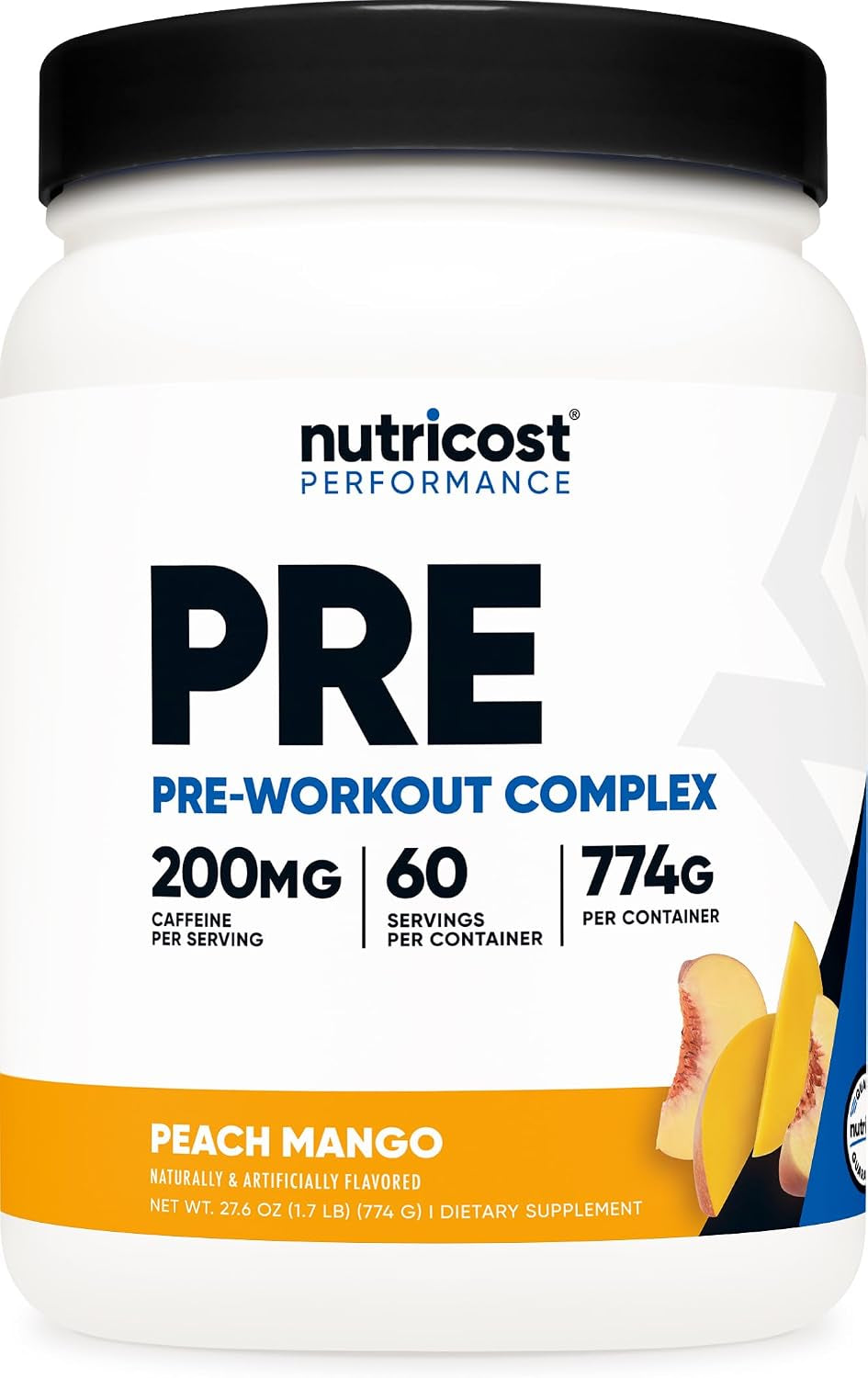Pre-Workout Complex Powder (Blue Raspberry) 60 Servings | Pre-Workout Supplement with Beta-Alanine, Taurine and Amino Acids
