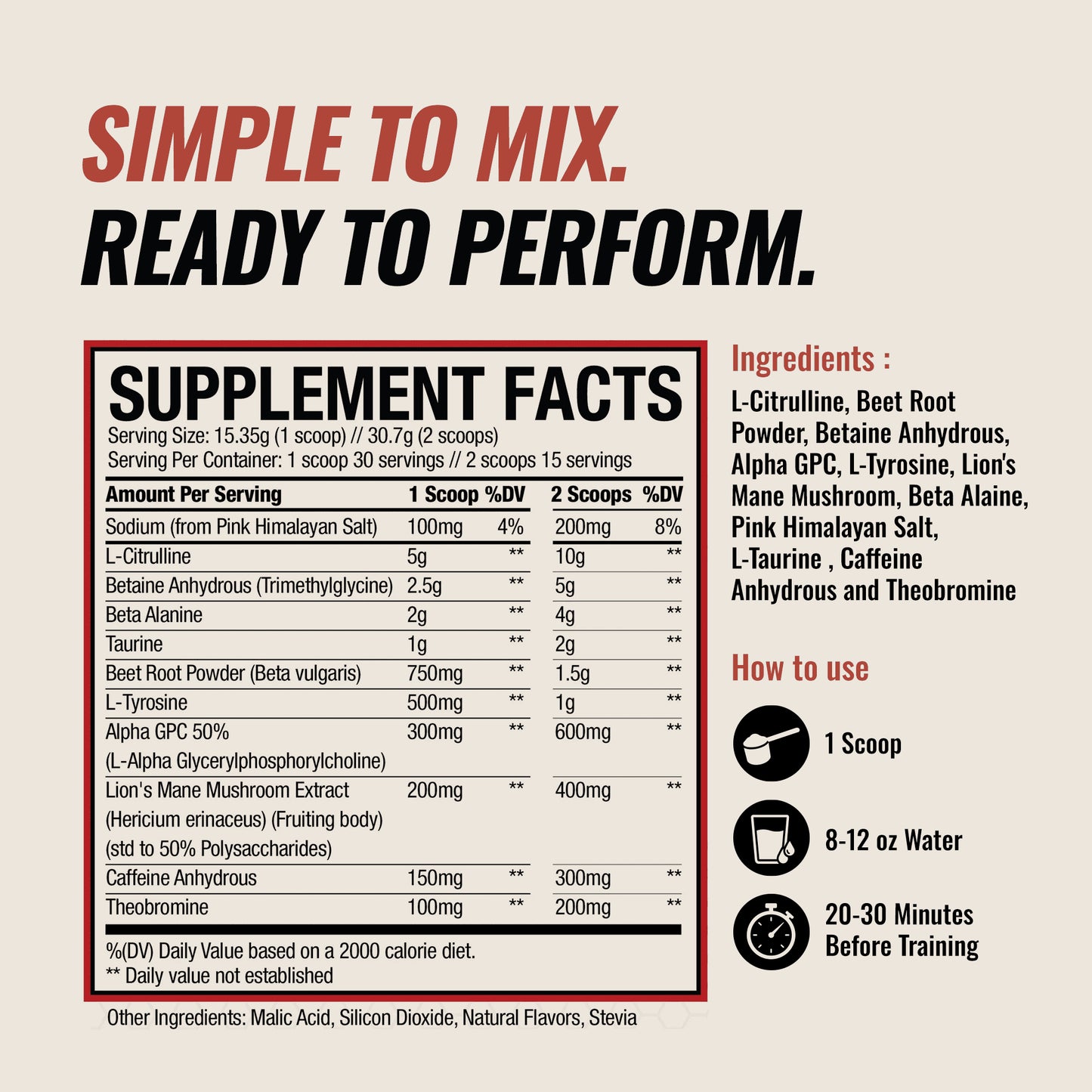 Based Vitality Pre-Workout Strawberry Lemonade