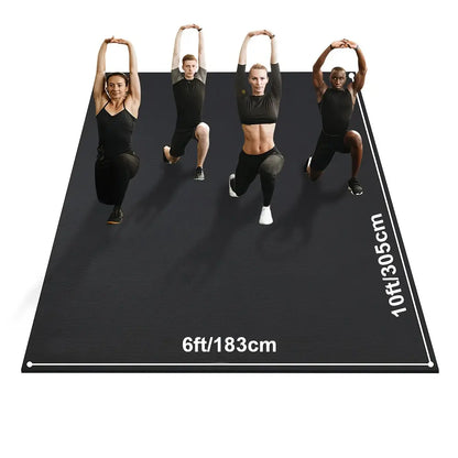Large Anti-Slip Floor Protection Mat,Fitness Equipment Fitness Sports Mat, Floor Mat, Fitness Mat Non-Slip Highly Durable Underlay Mat Protective Mat for Treadmills