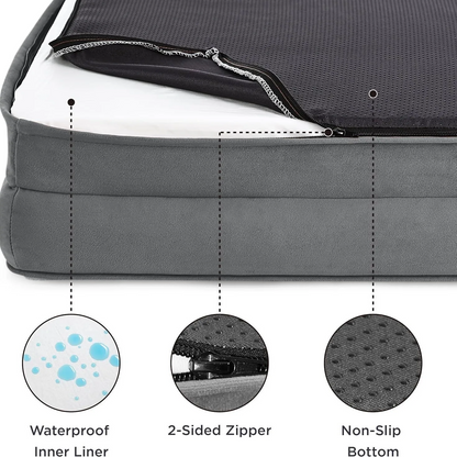 Extra Large Orthopedic Dog Sofa Bed | Washable & Foam
